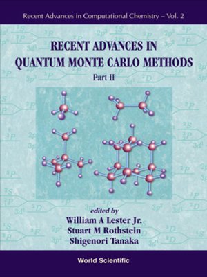 cover image of Recent Advances In Quantum Monte Carlo Methods--Part Ii